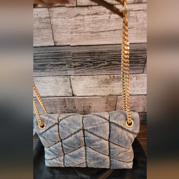 Saint Laurent Denim Puffer **READ DETAILS** - Picture 3 of 16